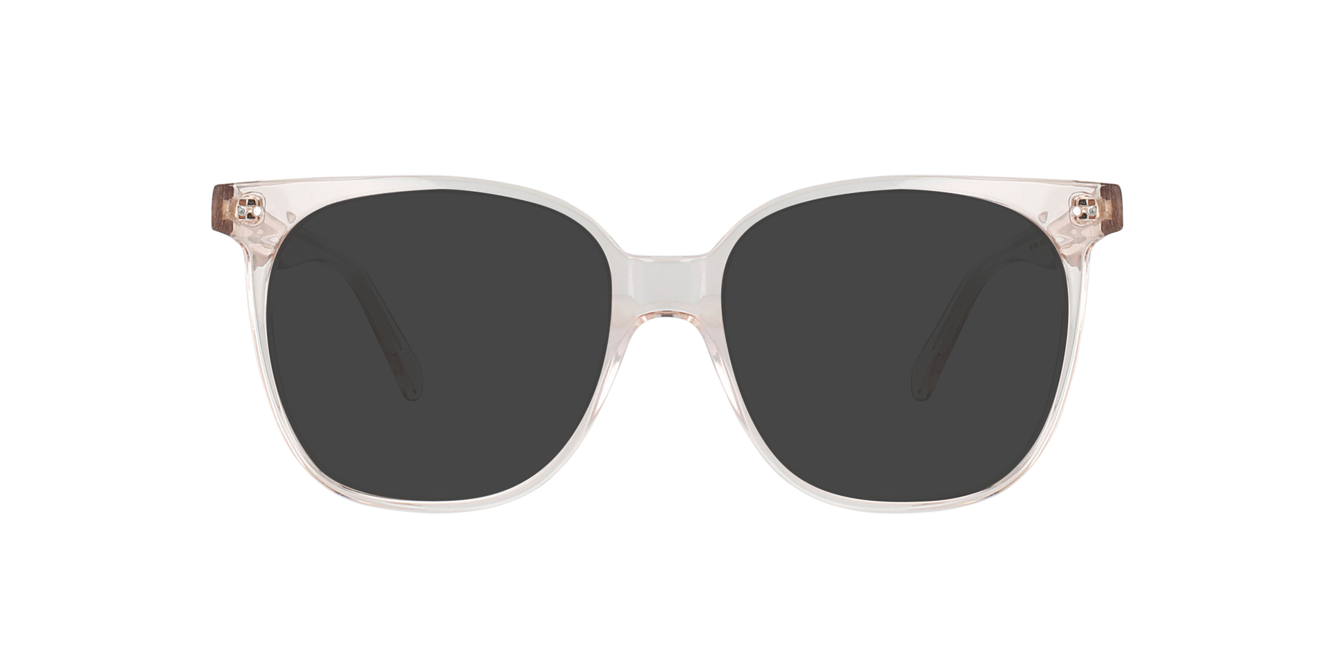 Big Mama Crystal Rosewater AcetatEyeglass Frames von B24, mit getönten Gläsern