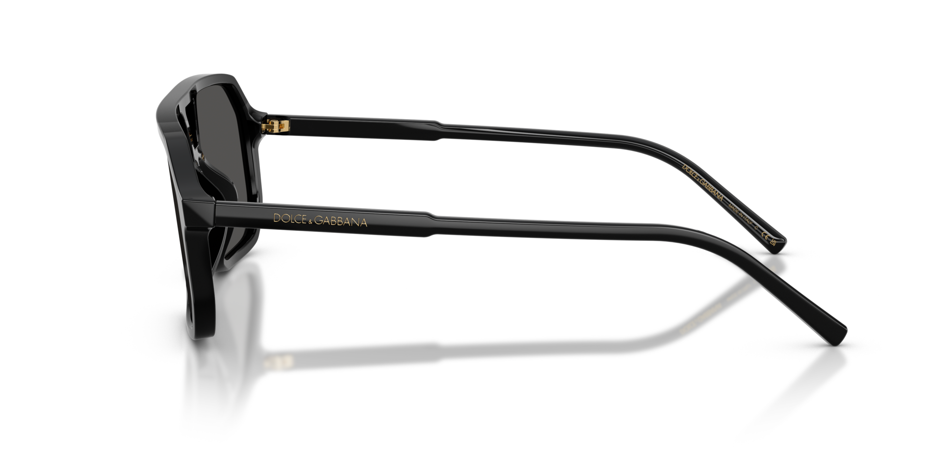 DG4541 Zwart AcetaatSunglass Frames van B24, Zijaanzicht