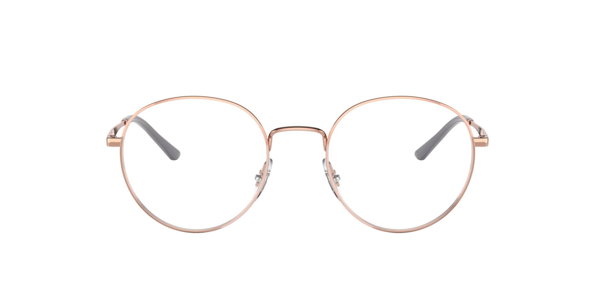 RB3681V Roségoud MetaalEyeglass Frames van B24, Vooraanzicht