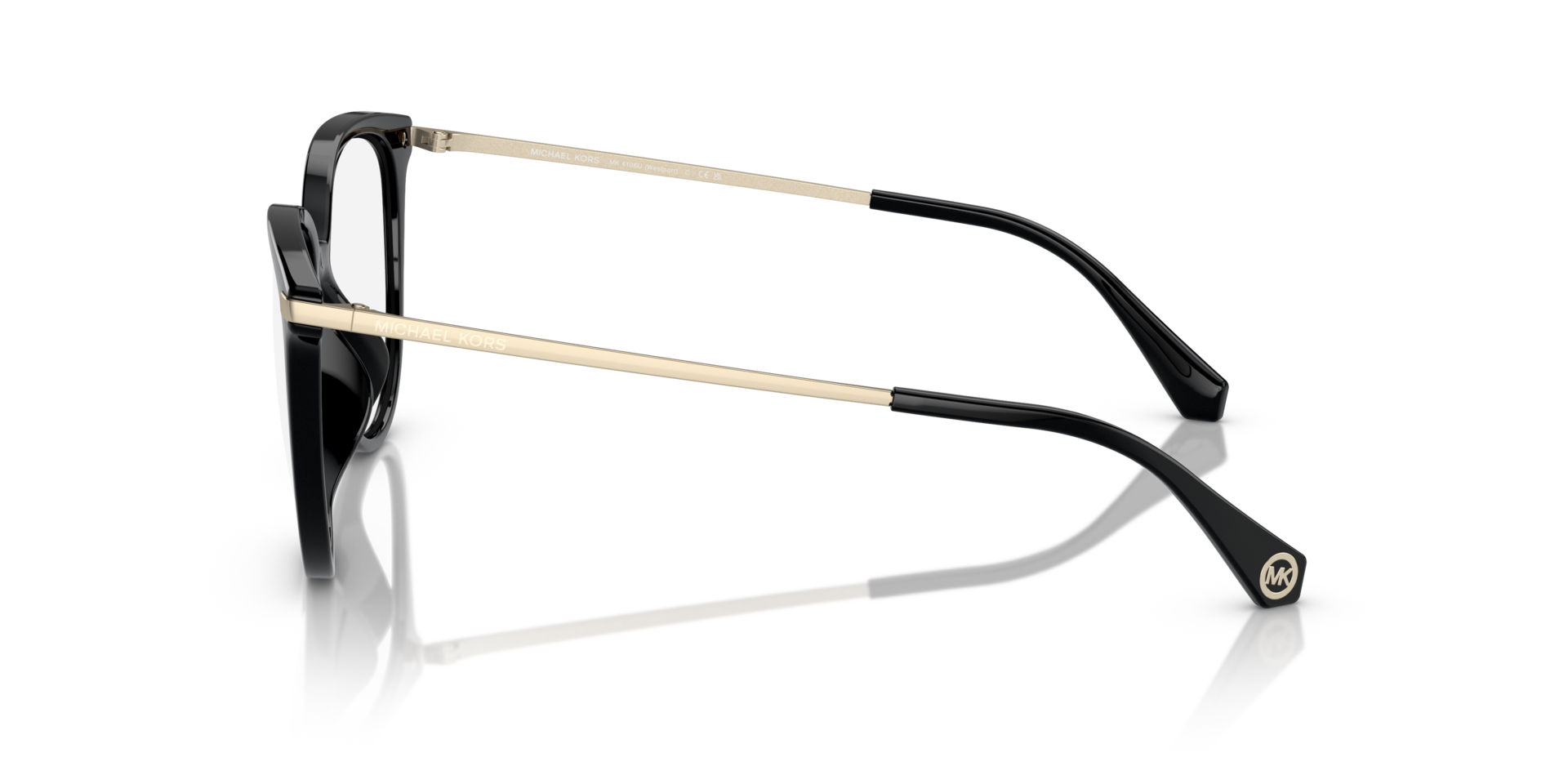 MK4106U Zwart KunststofEyeglass Frames van B24, Zijaanzicht