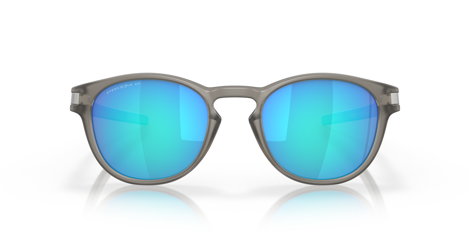 Latch™ Matte Grey Ink KunststoffSunglass Frames von B24, Vorderansicht