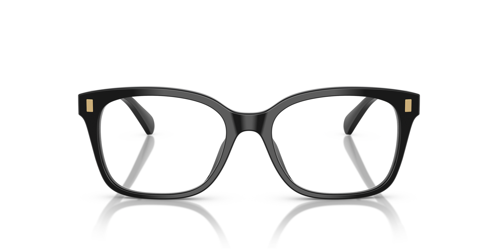 RA7174U Glanzend zwart AcetaatEyeglass Frames van B24, Vooraanzicht