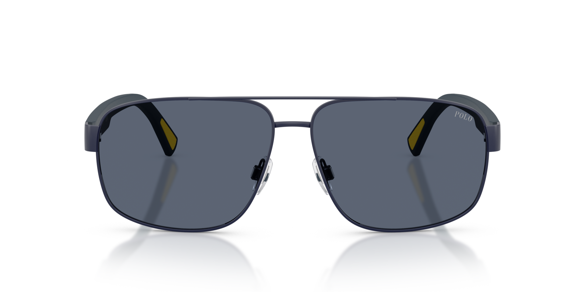 PH3165 Semishiny Navy Blue MetallSunglass Frames von B24, Vorderansicht