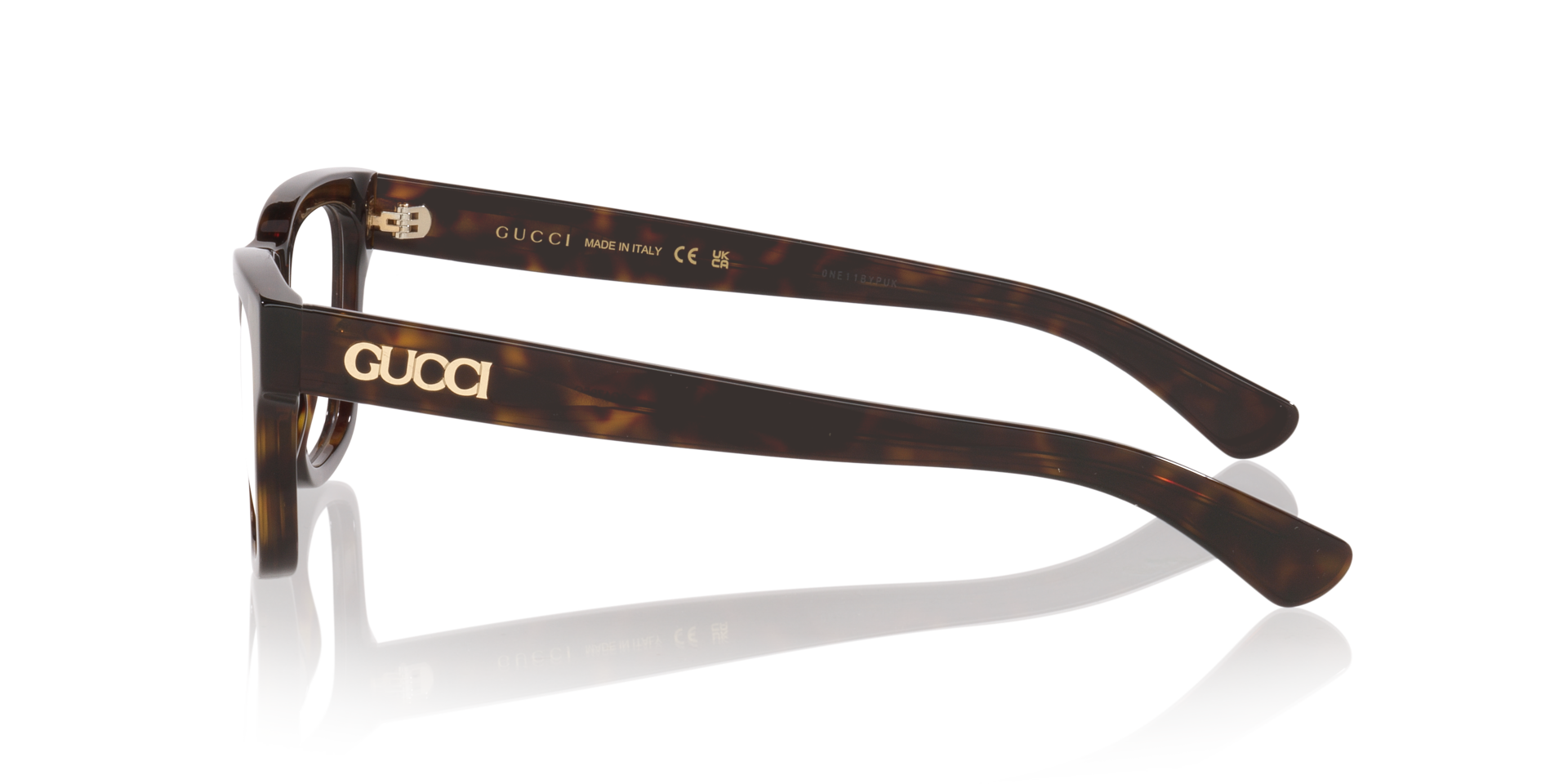 GG1795O Tortoise AcetaatEyeglass Frames van B24, Zijaanzicht