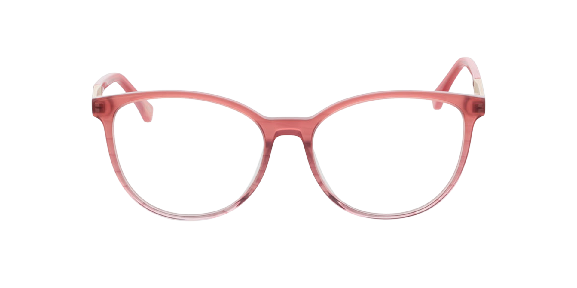 Malaga Gradiënt roze hoorn AcetaatEyeglass Frames van B24, Vooraanzicht