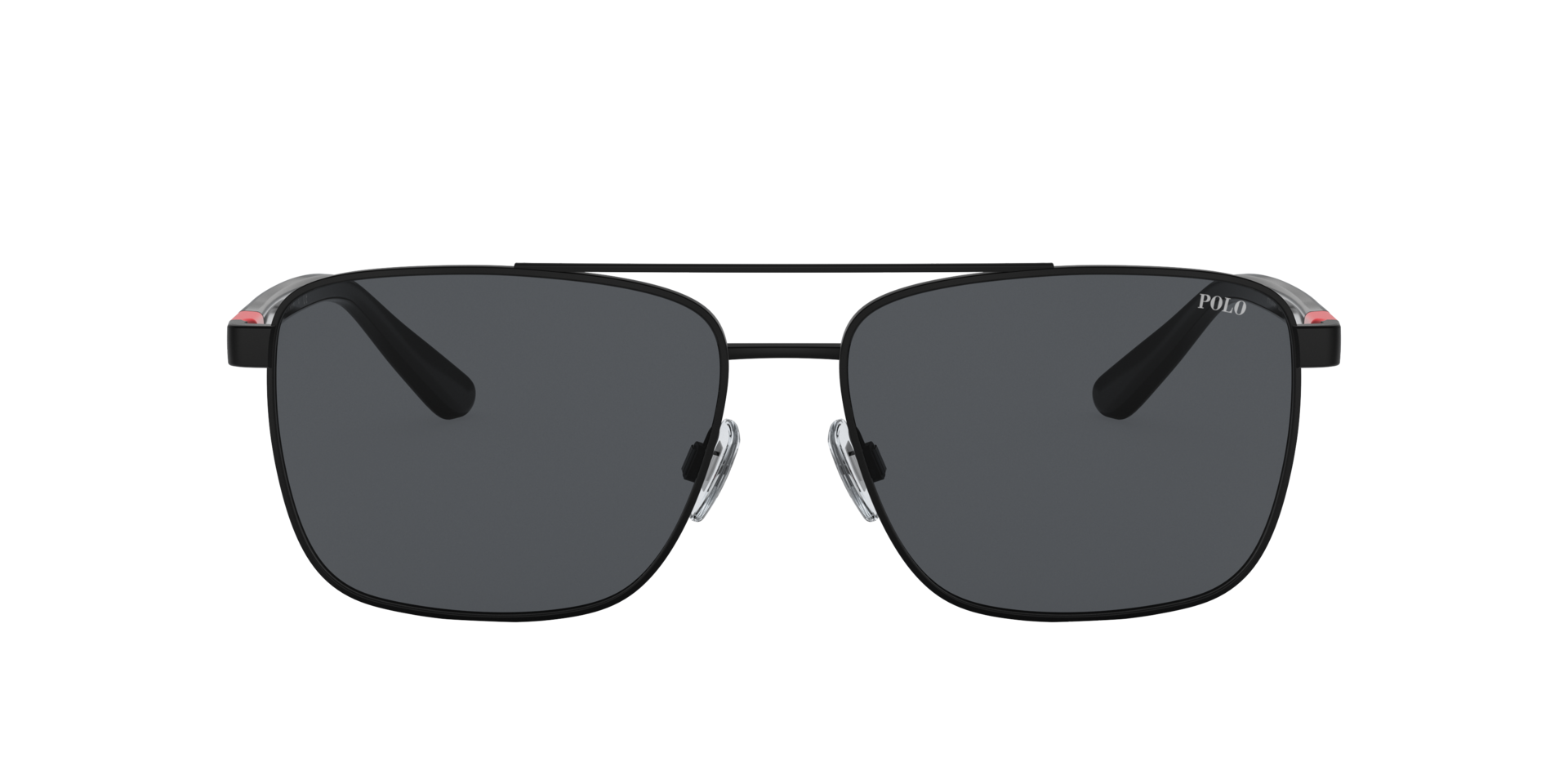 PH3137 Schwarz halbglänzend MetallSunglass Frames von B24, mit getönten Gläsern