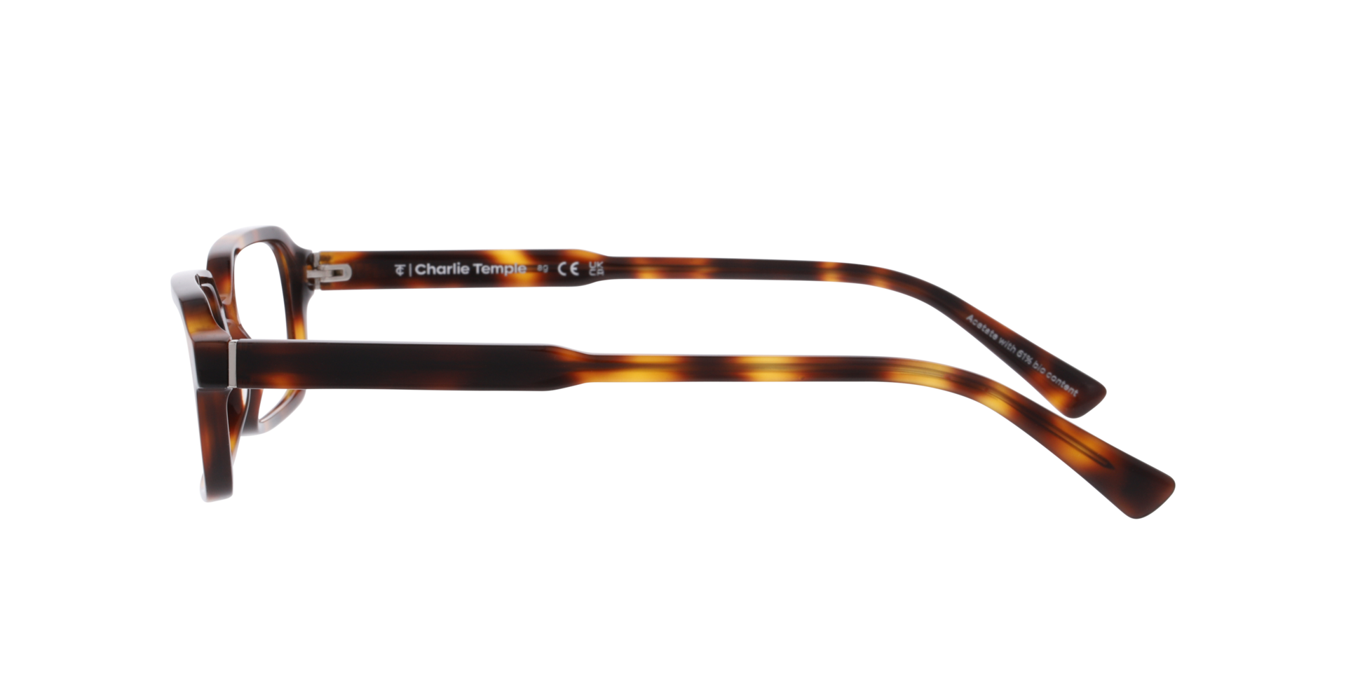 Nivar Havana AcetatEyeglass Frames von B24, Seitenansicht