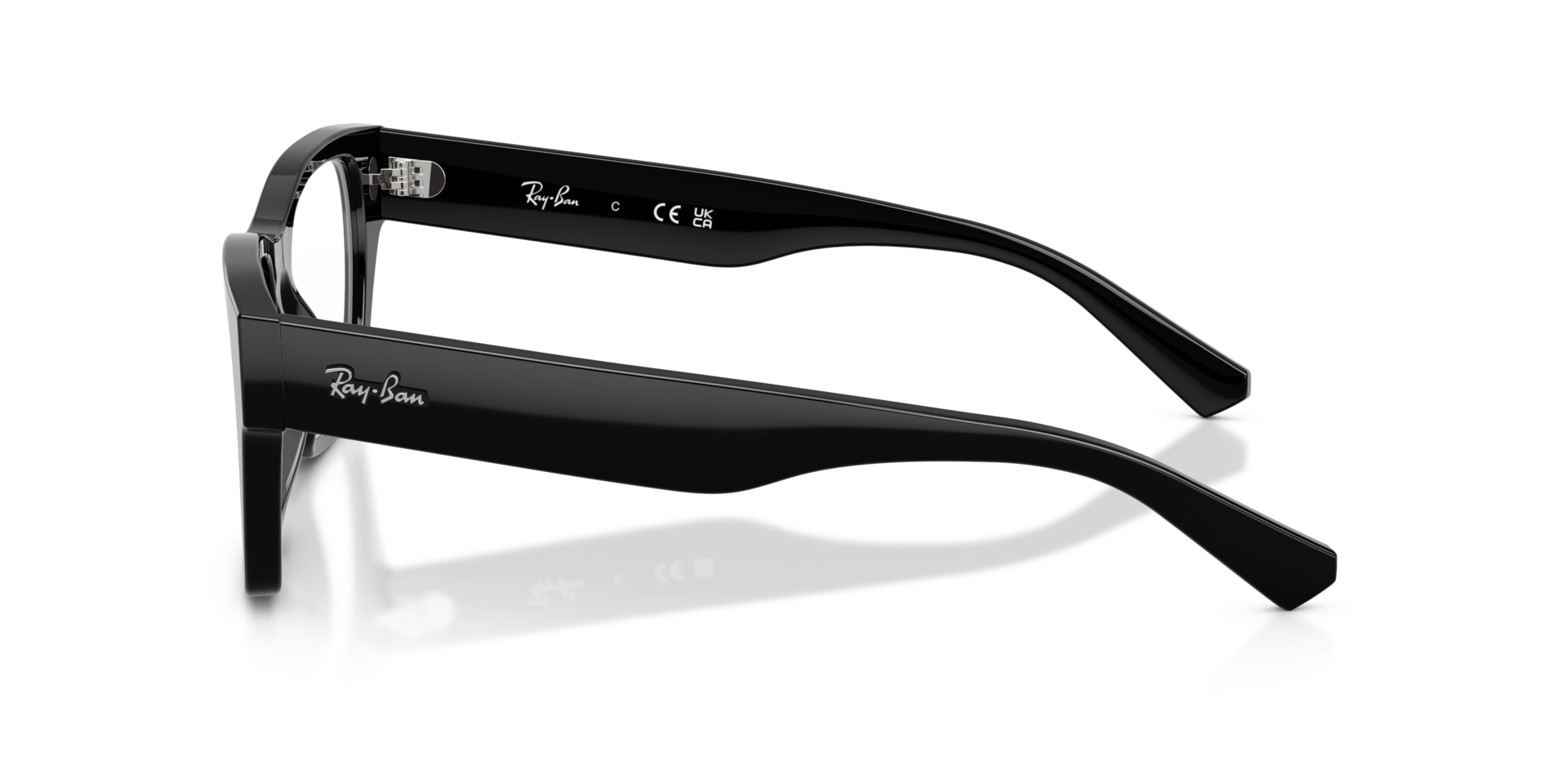 RB5448 Zwart AcetaatEyeglass Frames van B24, Zijaanzicht