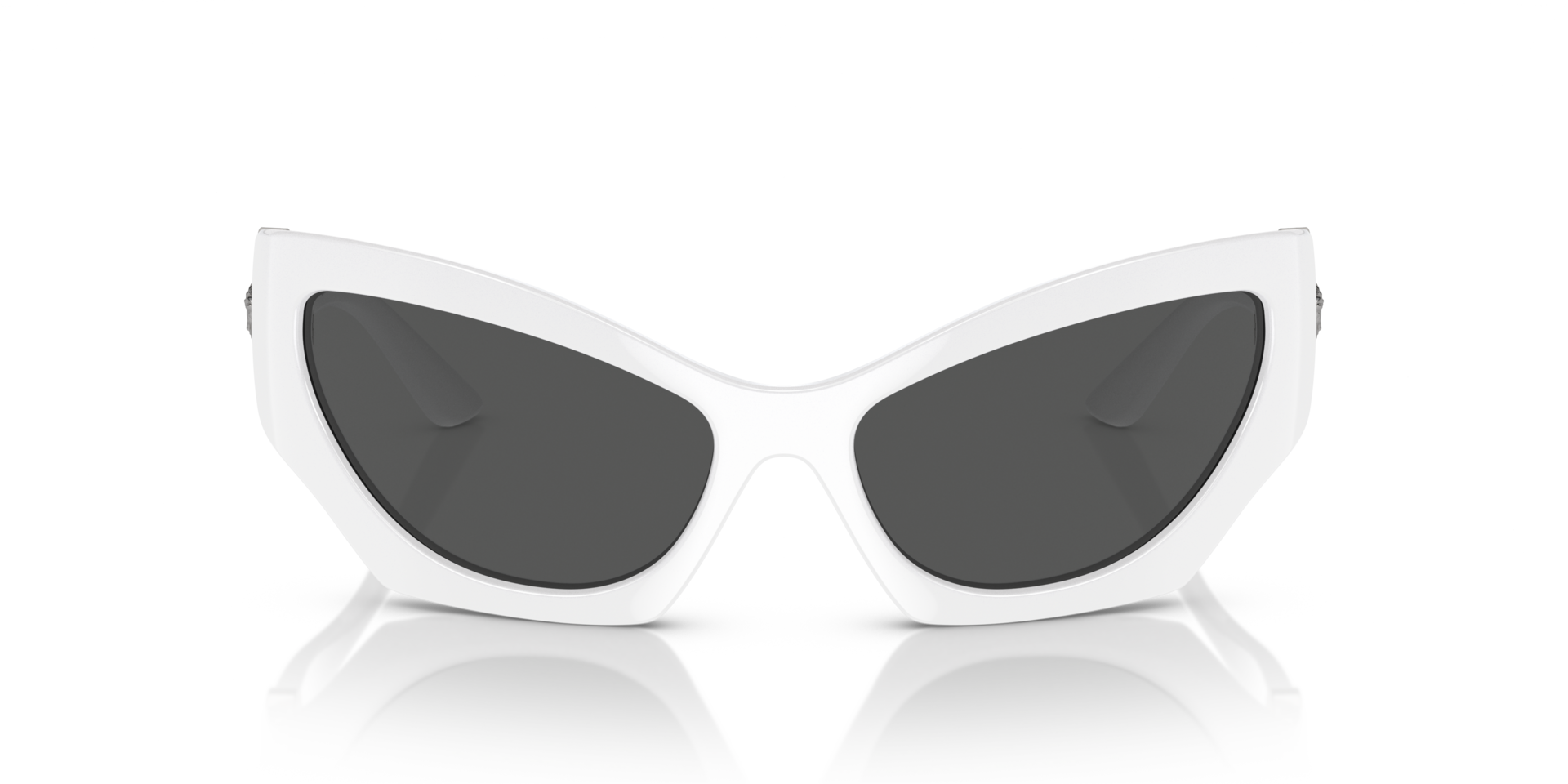 VE4450 Wit KunststofSunglass Frames van B24, Vooraanzicht