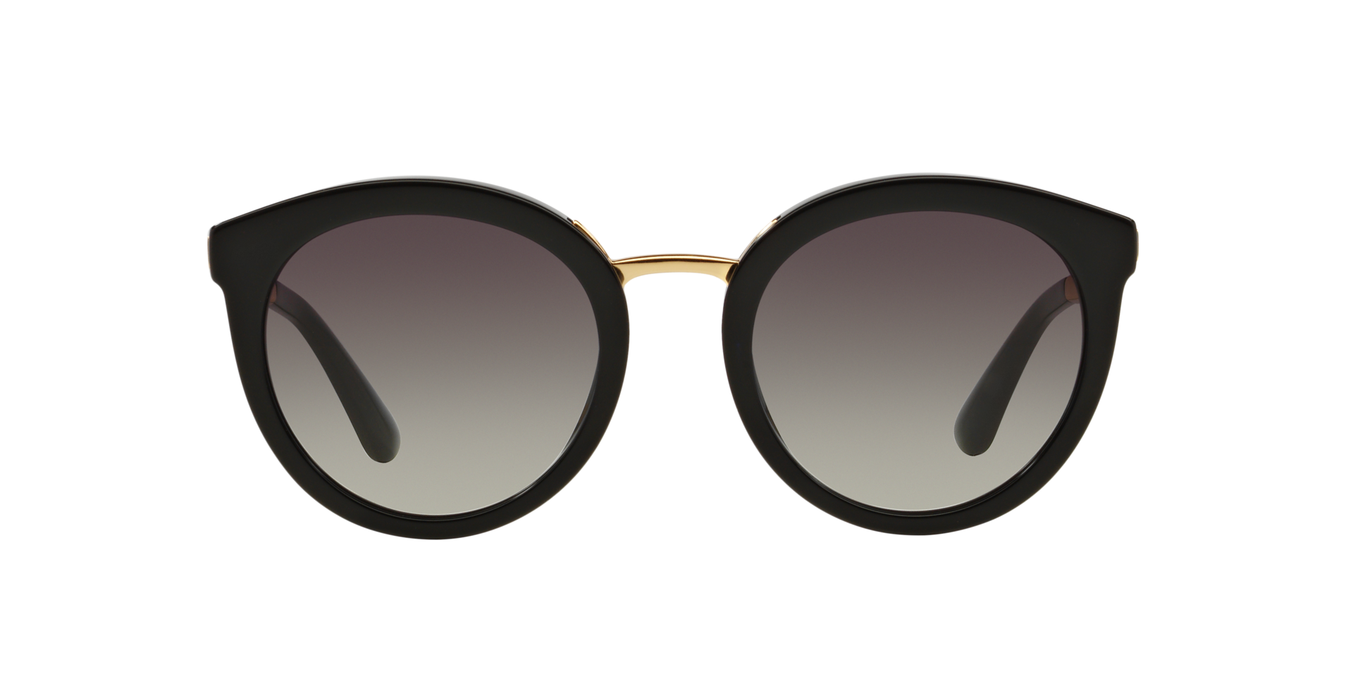 DG4268 Zwart AcetaatSunglass Frames van B24, Vooraanzicht