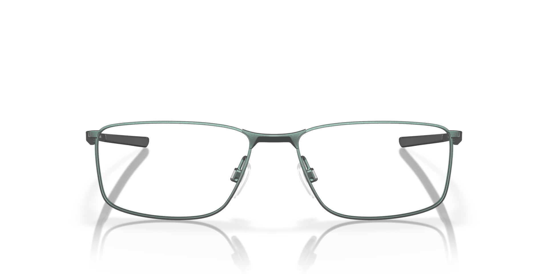 Socket 5.0 Dark Matte Silver & Blue Colorshift MetaalEyeglass Frames van B24, Vooraanzicht