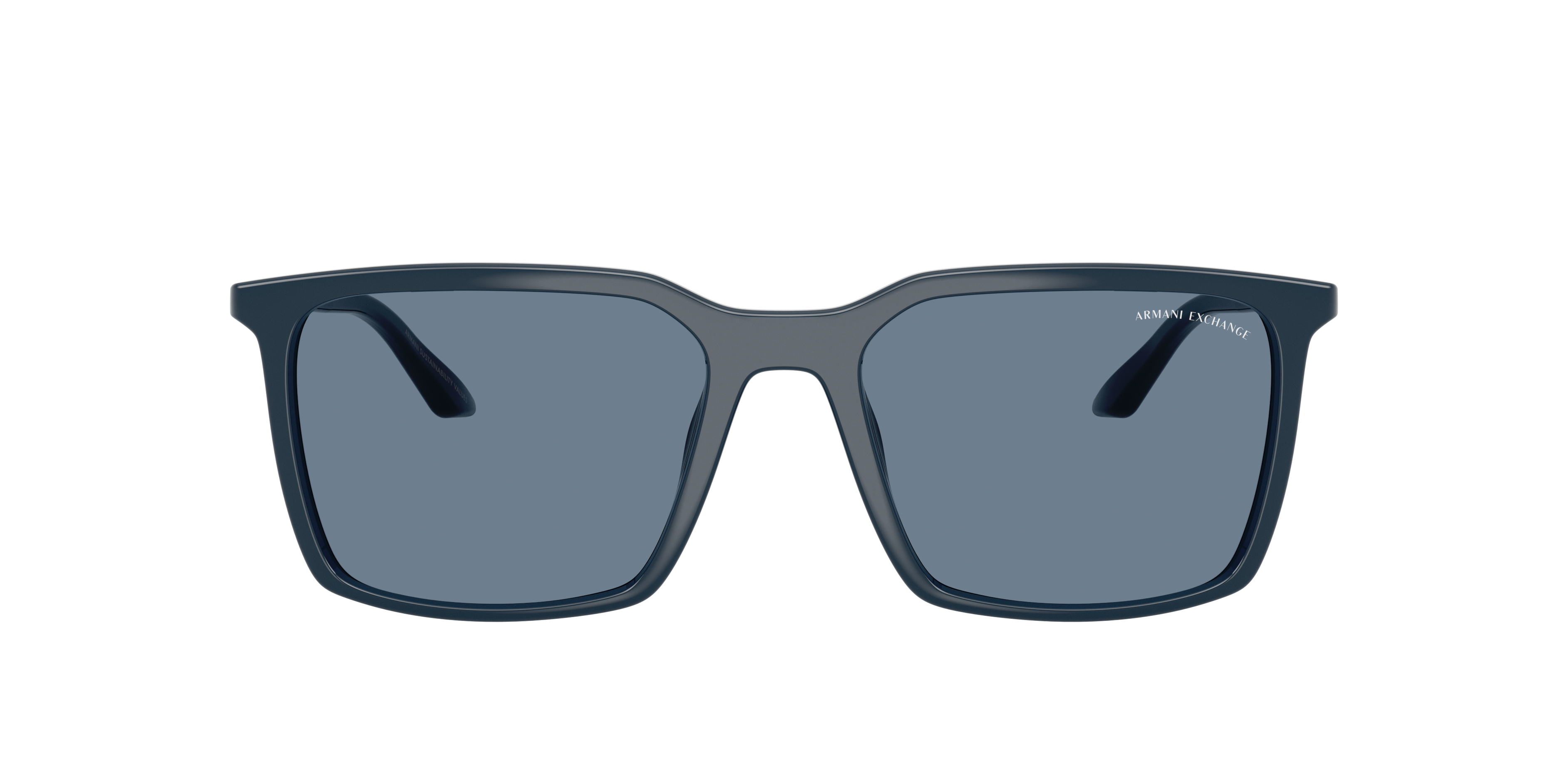 Armani Exchange Herren Shiny Blue,Matte Green,Matte Brown Shiny Blue/Matte Green/Matte Brown, Size: Large - Bild 1