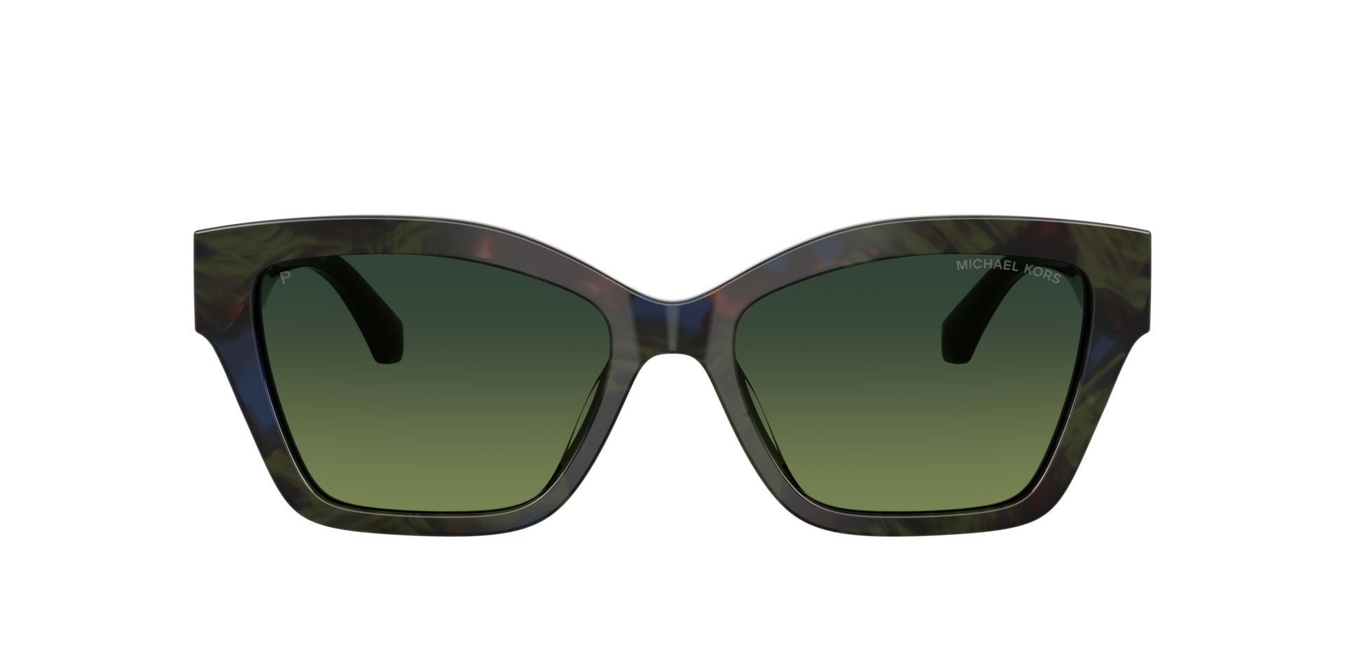 MK2292U Olive Camo Tortoise AcetatSunglass Frames von B24, mit getönten Gläsern