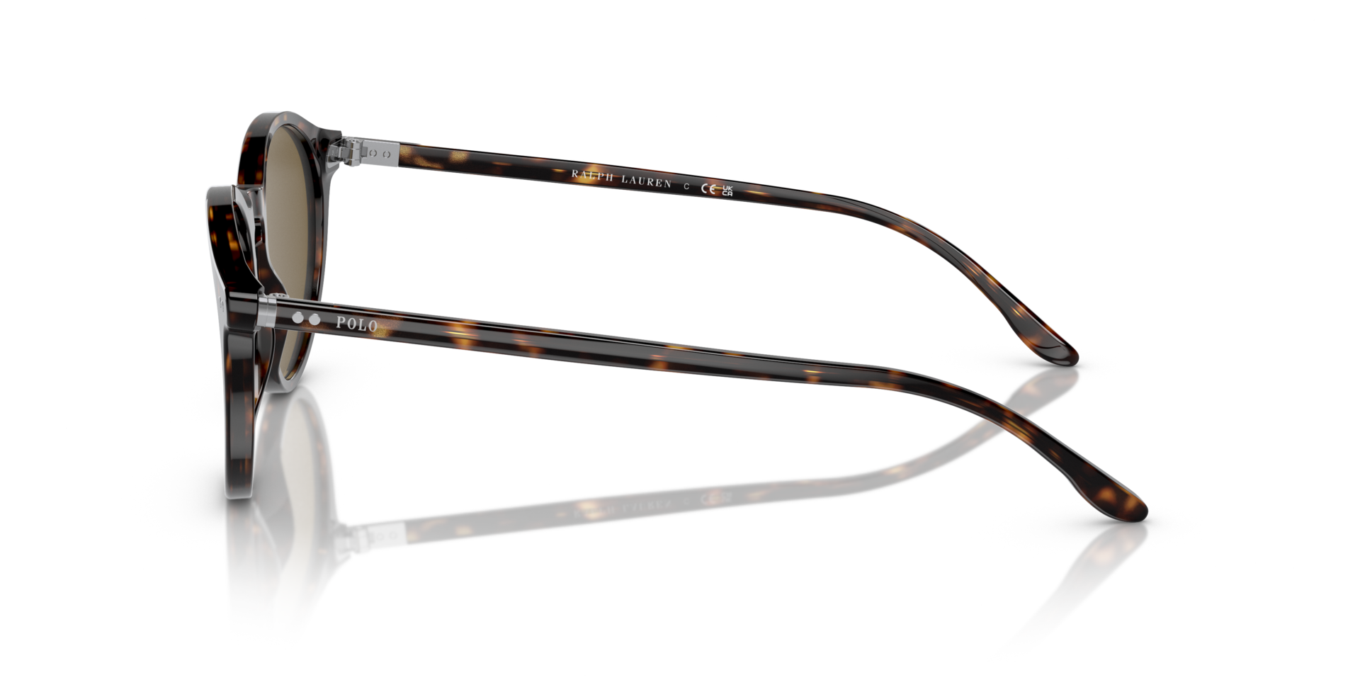 PH4193 Glänzendes Dunkelhavana AcetatSunglass Frames von B24, Seitenansicht