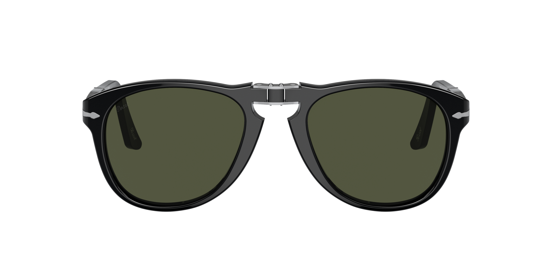 PO0714 Zwart AcetaatSunglass Frames van B24, met getinte lenzen