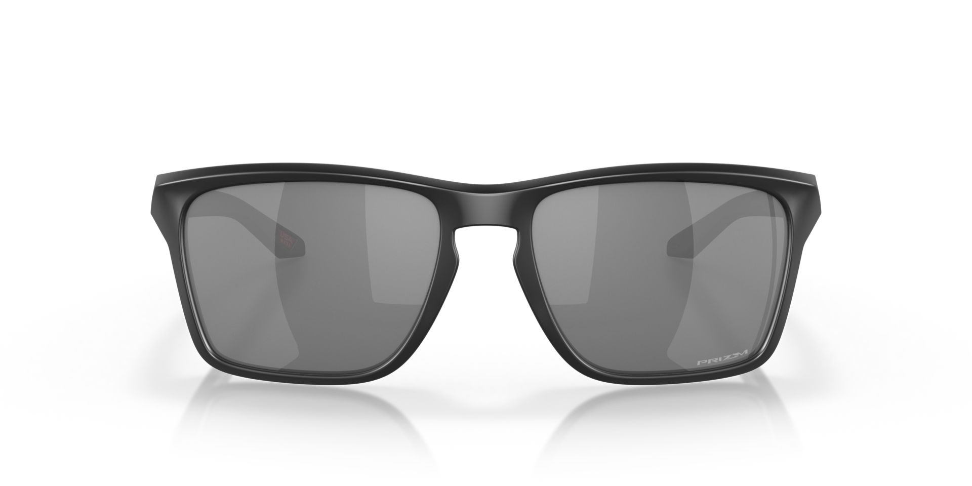 Sylas Matzwart KunststofSunglass Frames van B24, Vooraanzicht