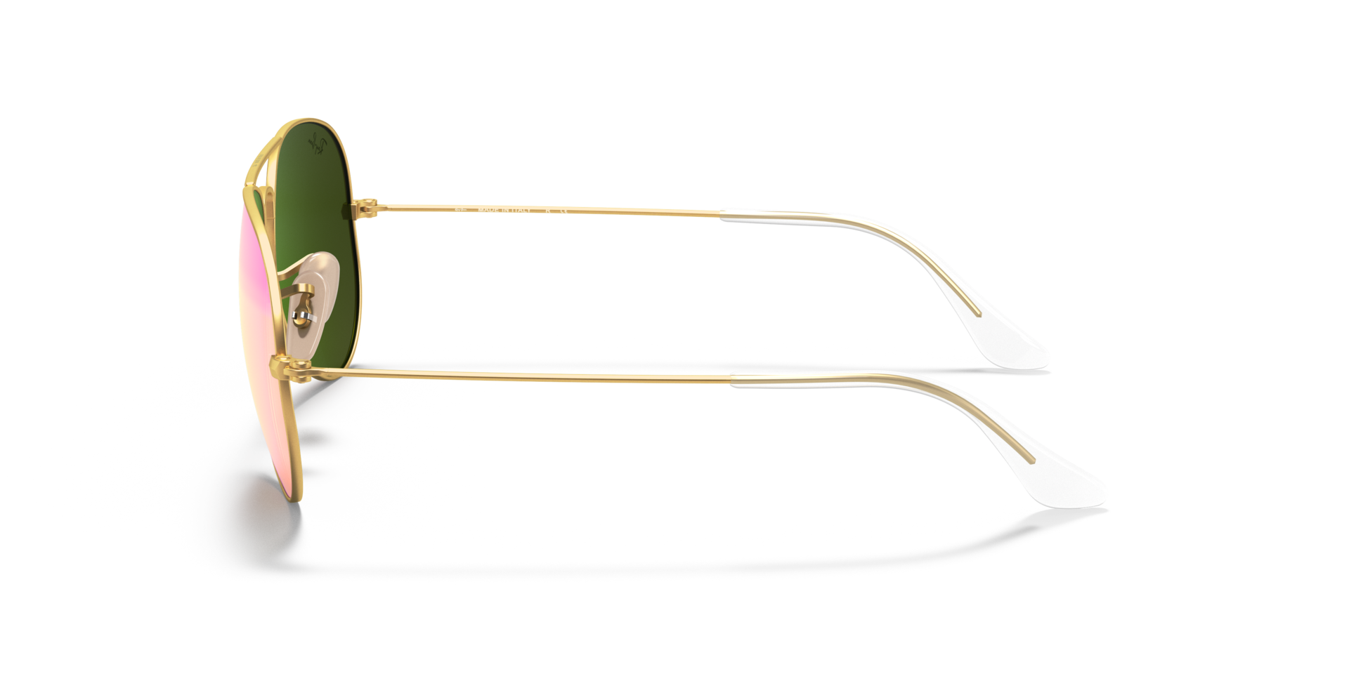 RB3025 Goud MetaalSunglass Frames van B24, Zijaanzicht