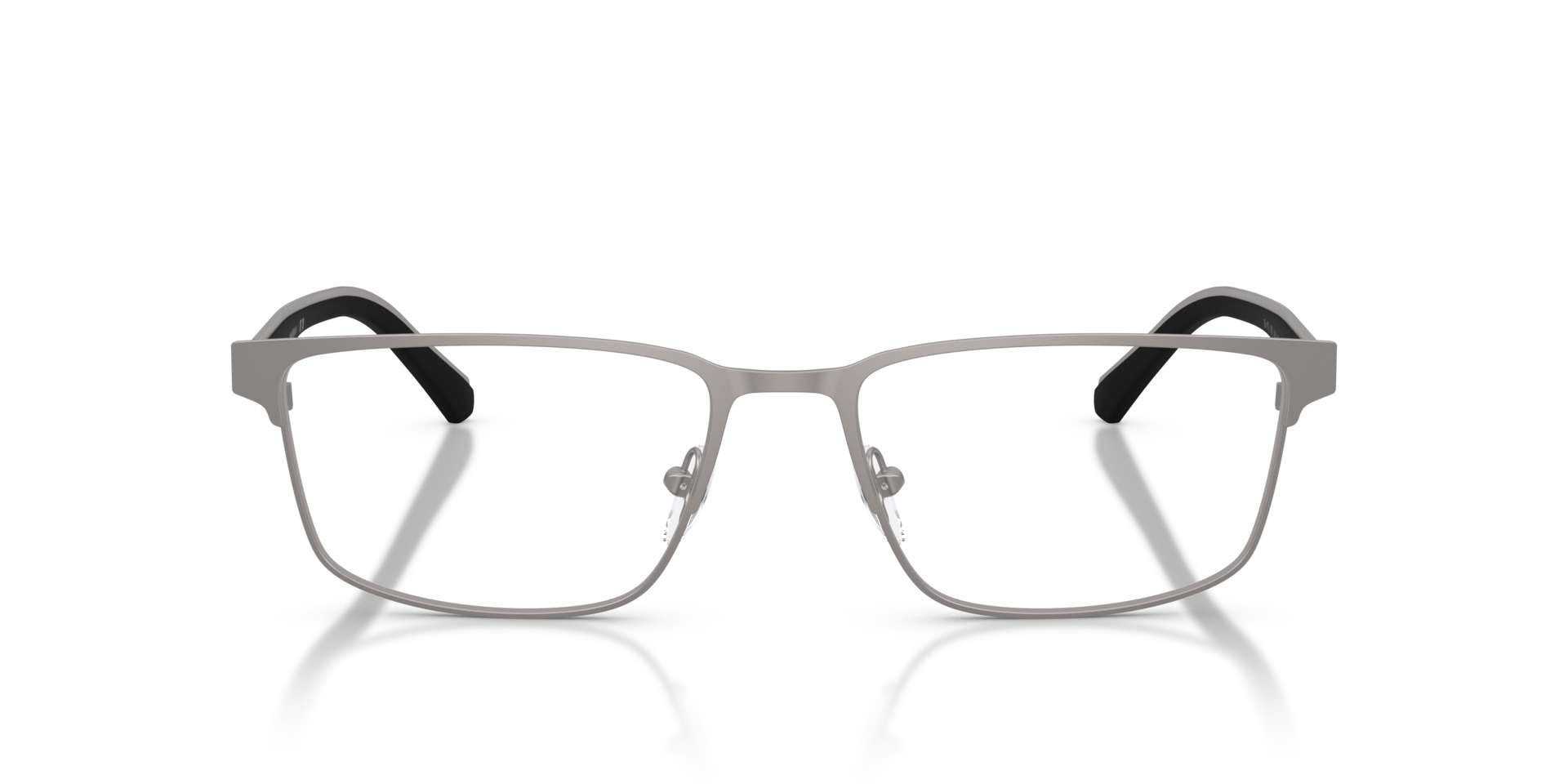 EA1175 Mat Staalgrijs MetaalEyeglass Frames van B24, Vooraanzicht