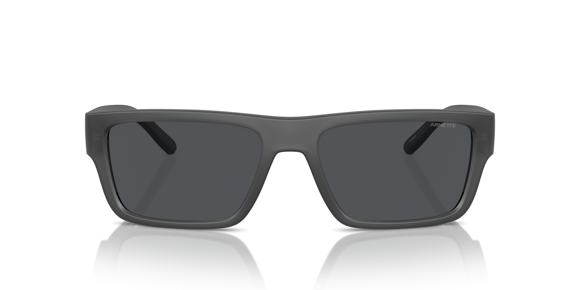 AN4338 Frosted Grey KunststofSunglass Frames van B24, Vooraanzicht