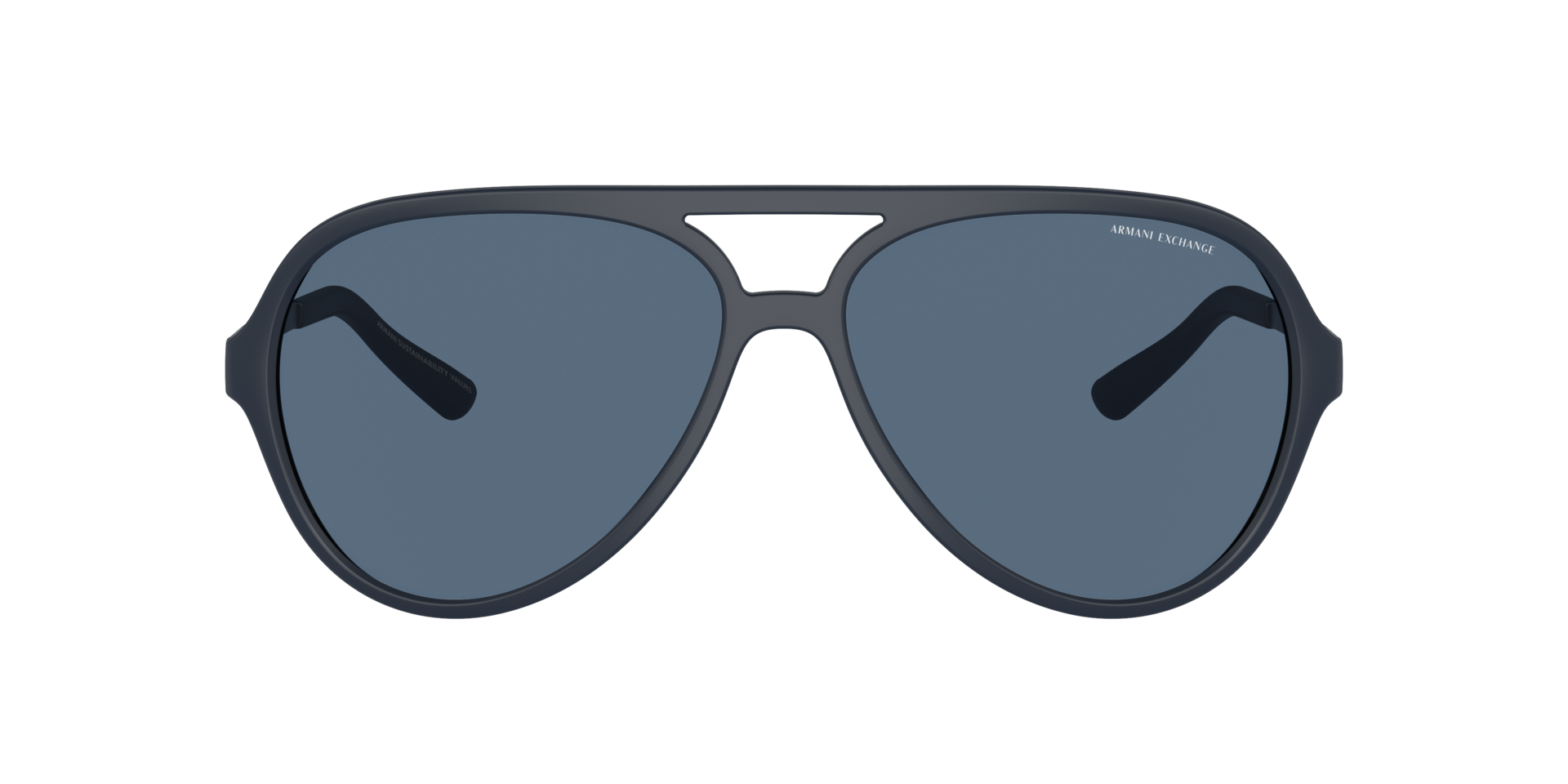 AX4133S Matt Blau KunststoffSunglass Frames von B24, mit getönten Gläsern