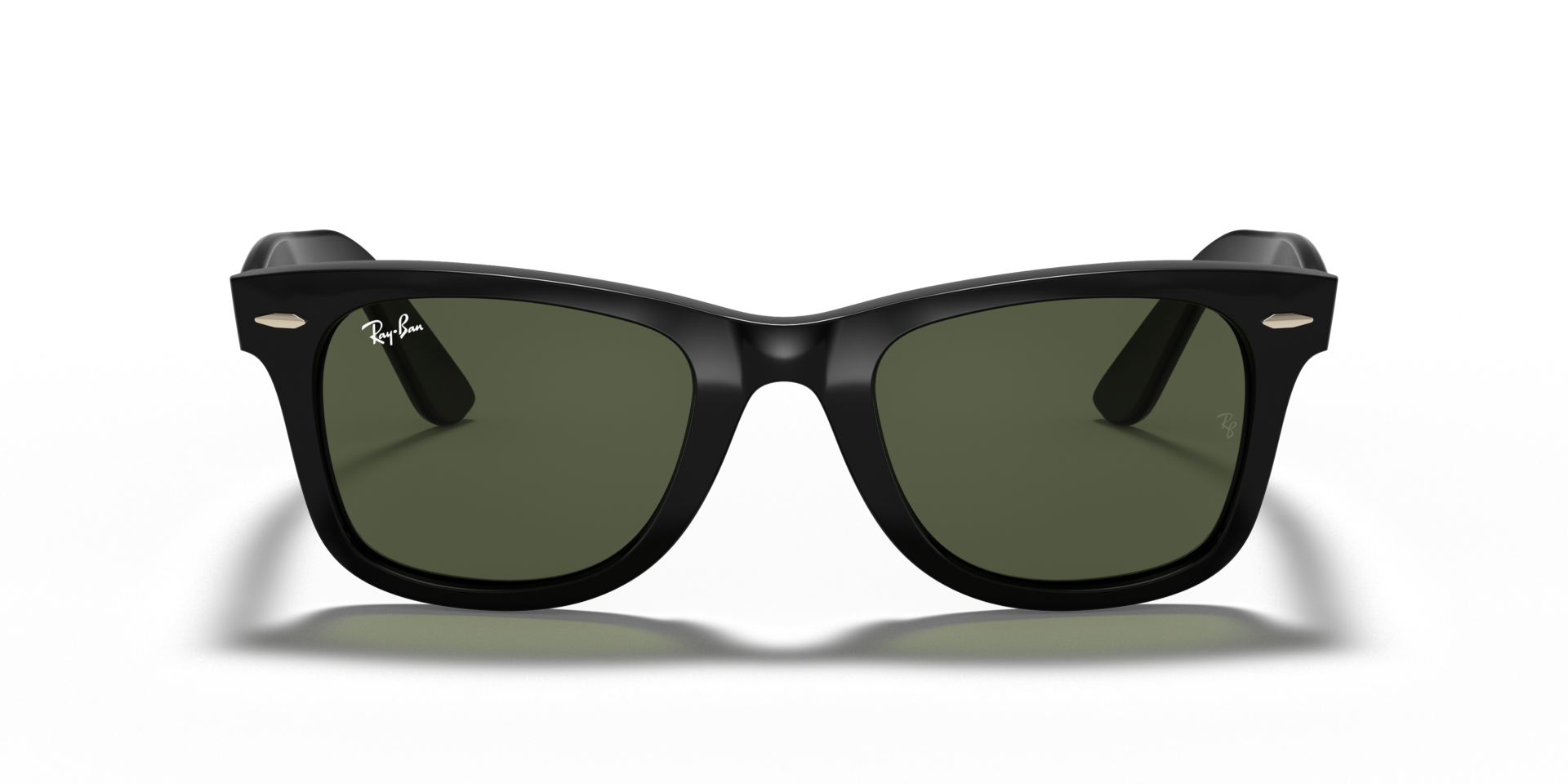 RB4340 Zwart KunststofSunglass Frames van B24, Vooraanzicht