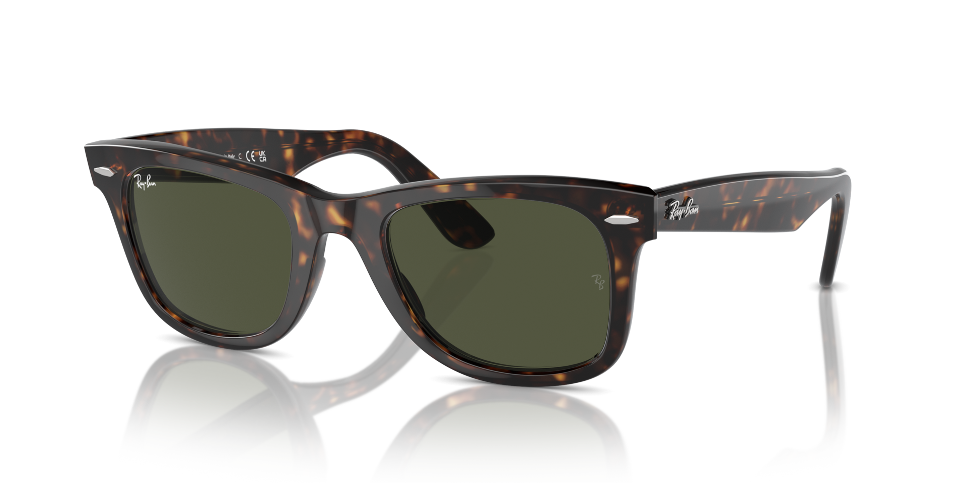 RB2140 Tortoise AcetaatSunglass Frames van B24, Hoekweergave