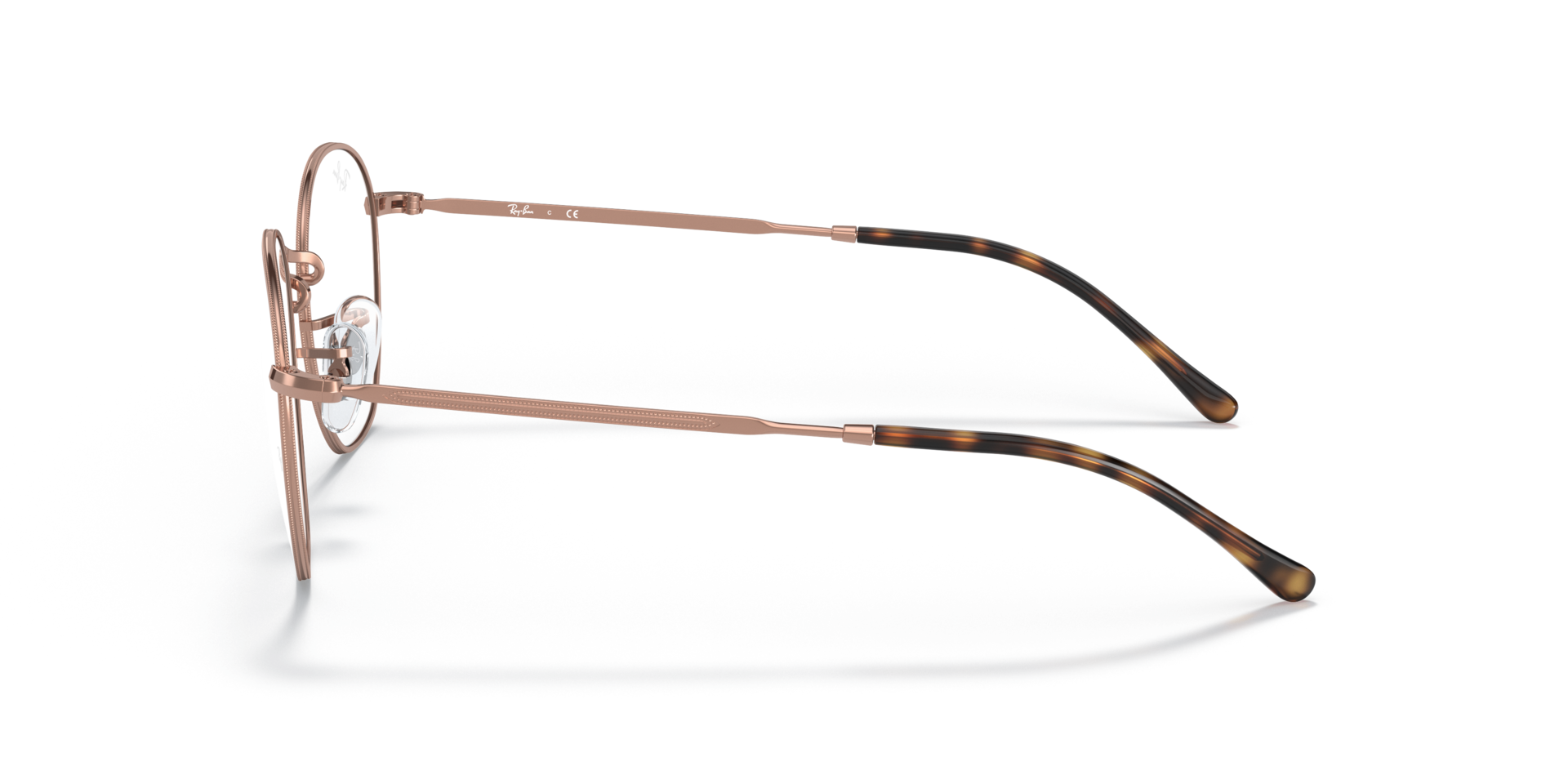 RB6472 Koper MetaalEyeglass Frames van B24, Zijaanzicht