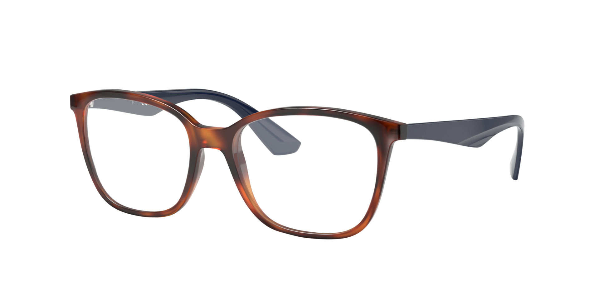 RB7066 Hellhavana KunststoffEyeglass Frames von B24, Dreiviertelansicht