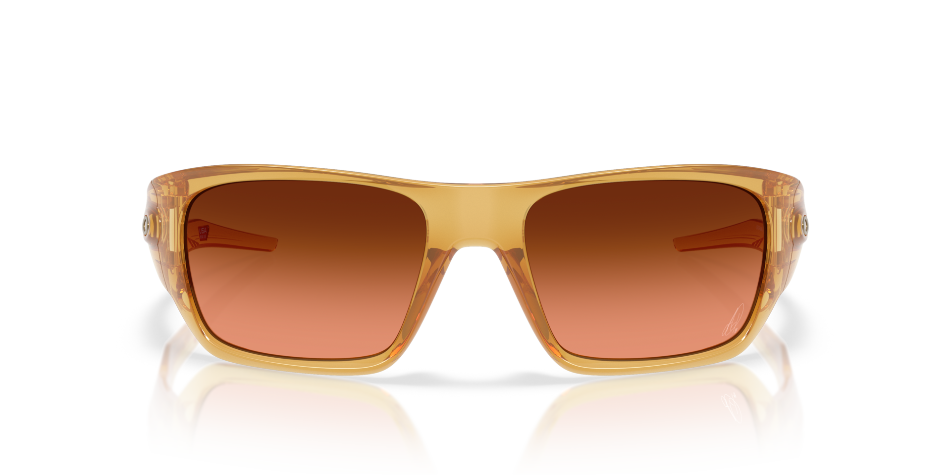 Alexia Putellas Signature Series Masseter Translucent Light Curry KunststoffSunglass Frames von B24, Vorderansicht