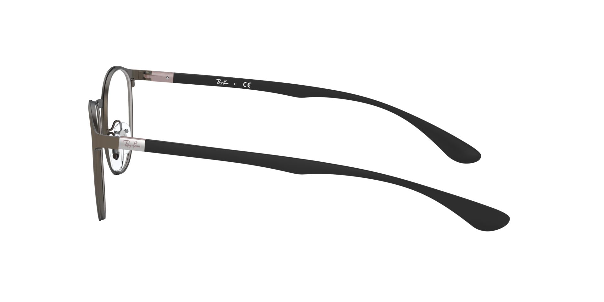 RB6355 Staalgrijs MetaalEyeglass Frames van B24, Zijaanzicht