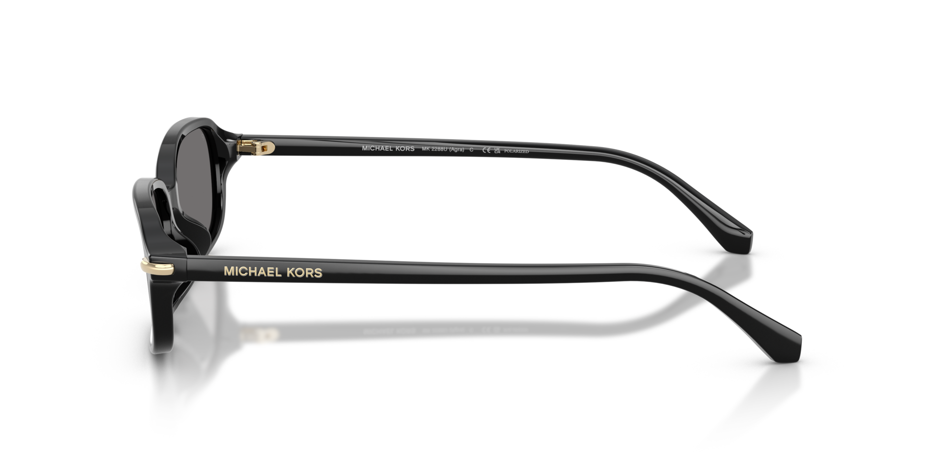 MK2288U Schwarz AcetatSunglass Frames von B24, Seitenansicht