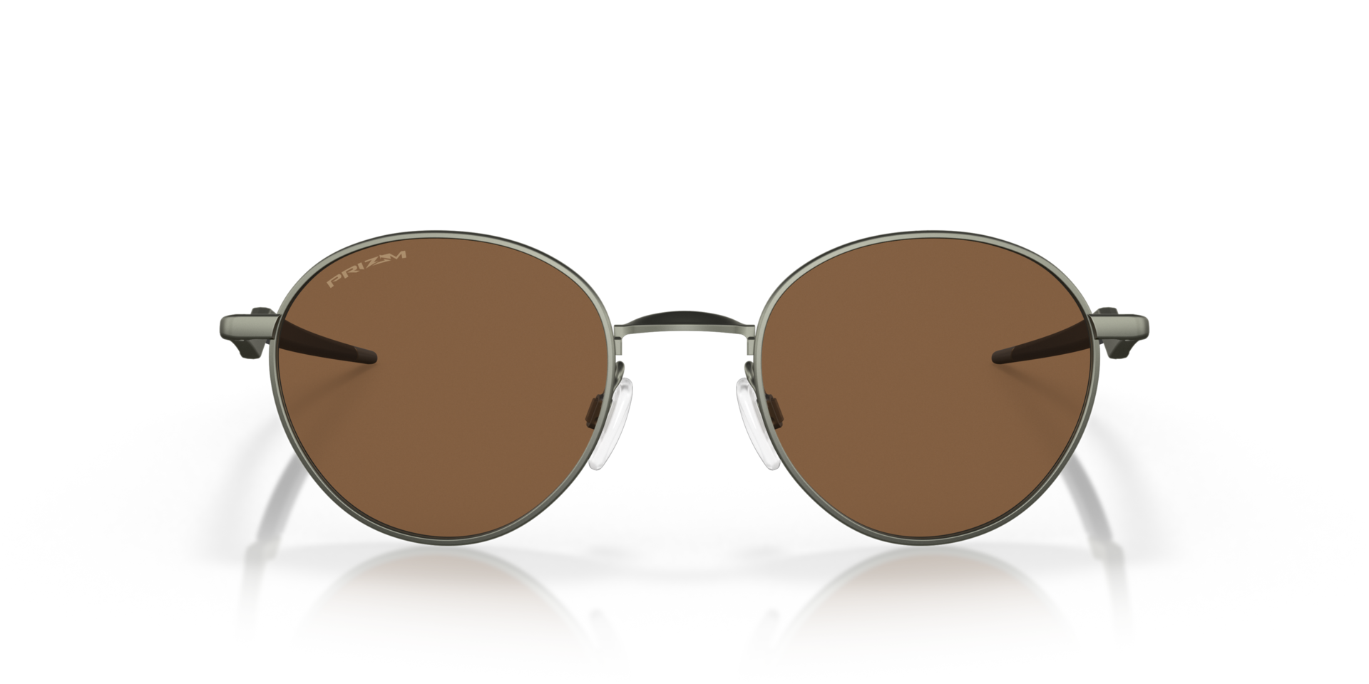 Terrigal Oliv satiniert MetallSunglass Frames von B24, Vorderansicht