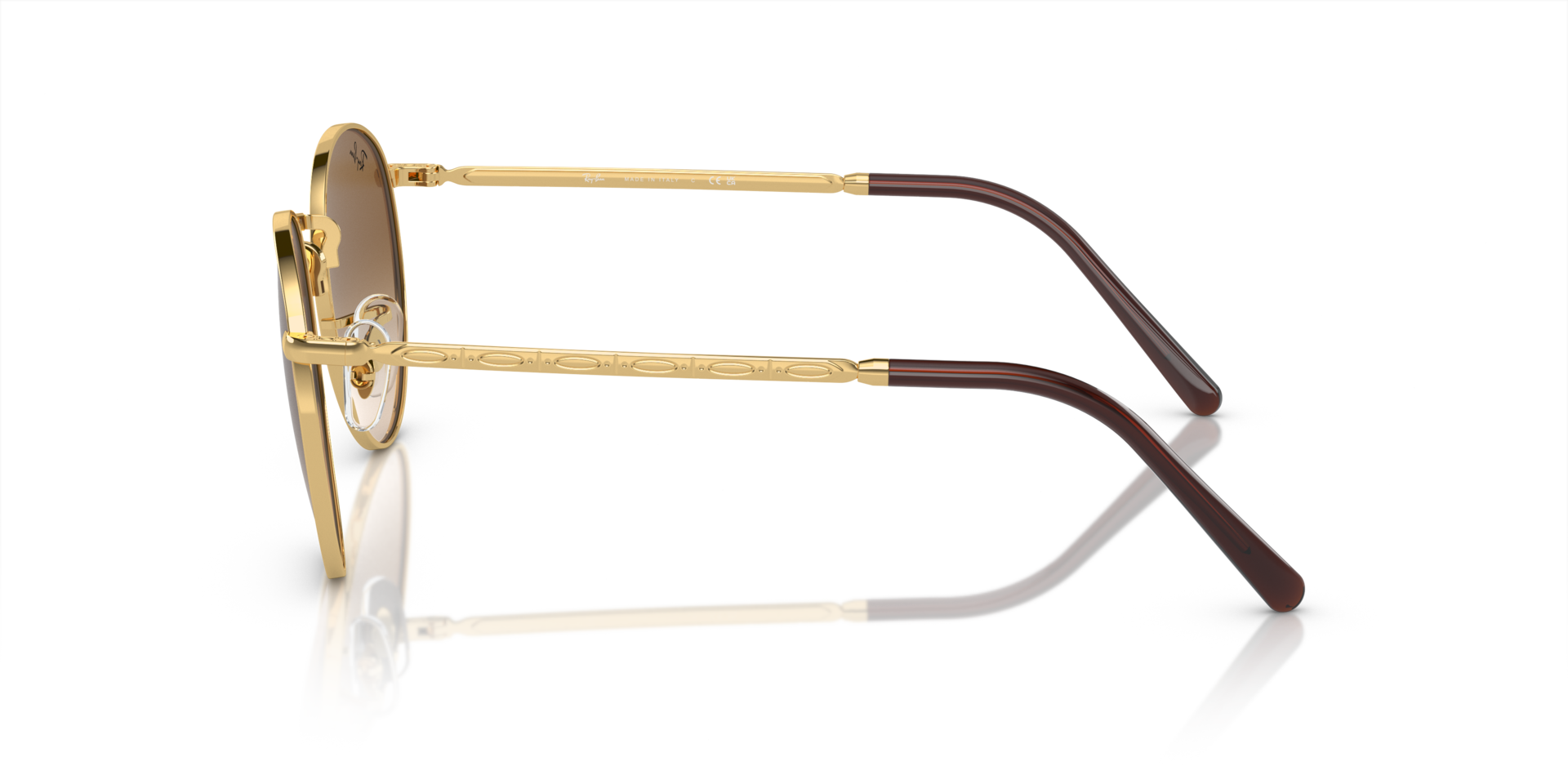 RB3637 Arista goud MetaalSunglass Frames van B24, Zijaanzicht