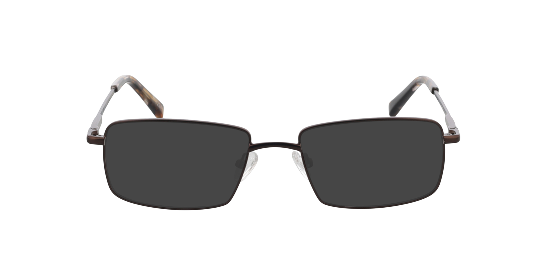 Walker Matt Brown  &  Havana MetallEyeglass Frames von B24, mit getönten Gläsern