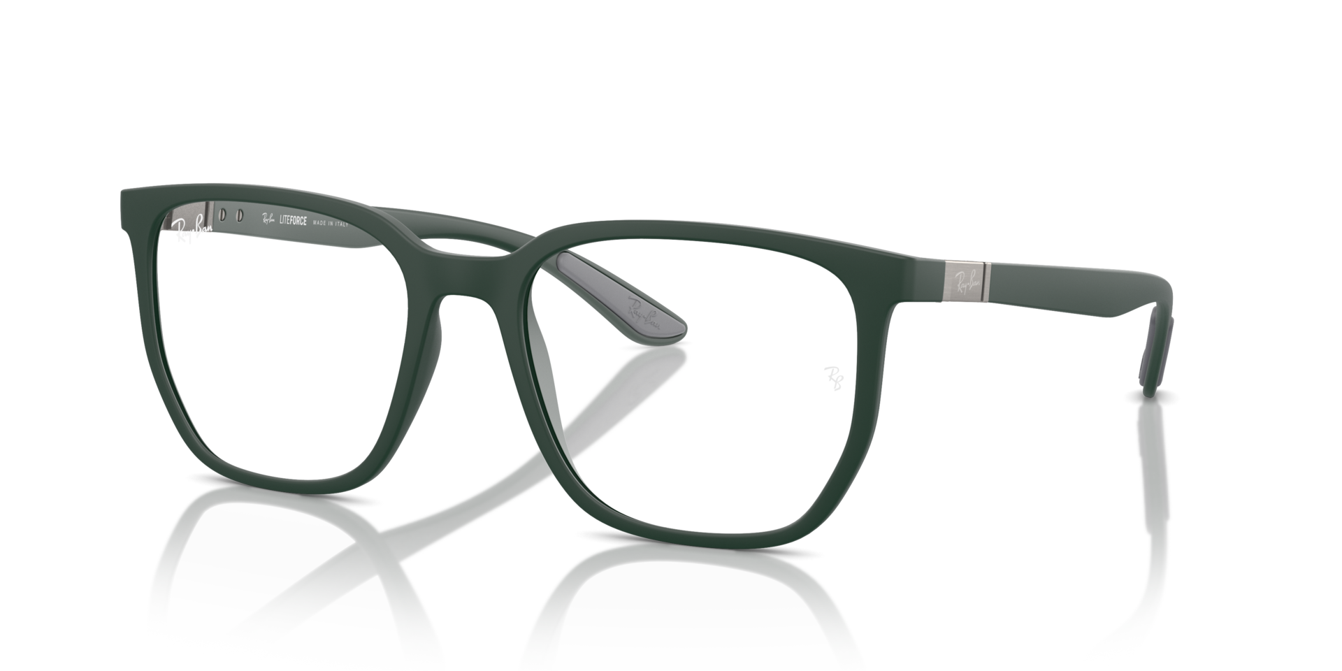 RB7235 Sand Green KunststofEyeglass Frames van B24, Hoekweergave