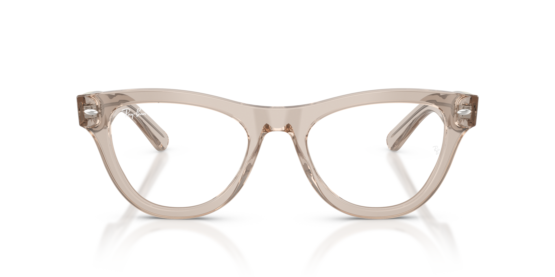 RB5510 Hellbraun transparent AcetatEyeglass Frames von B24, Vorderansicht