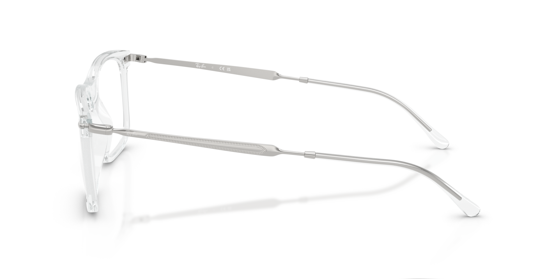 RB7260 Transparant KunststofEyeglass Frames van B24, Zijaanzicht