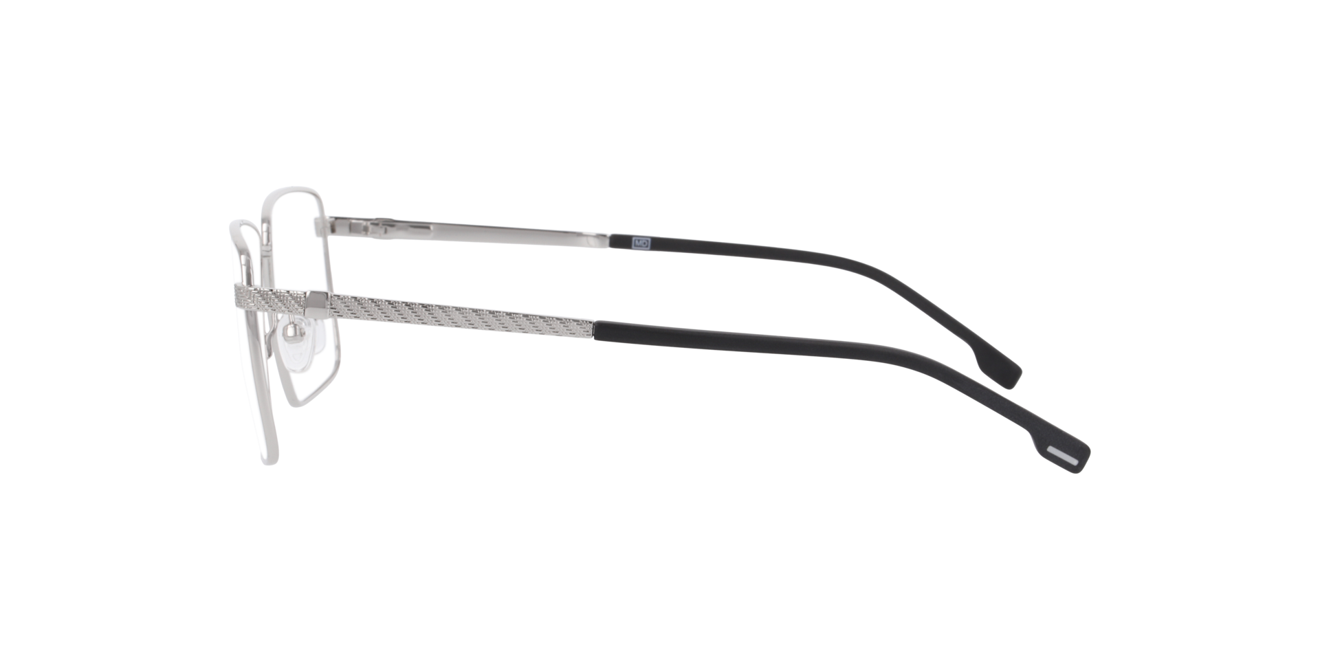 Sheffield Zilver MetaalEyeglass Frames van B24, Zijaanzicht