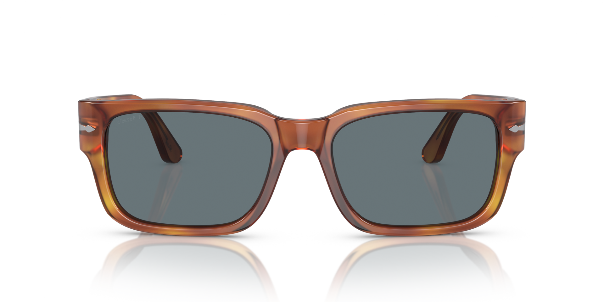 PO3315S Terra Di Siena AcetaatSunglass Frames van B24, Vooraanzicht