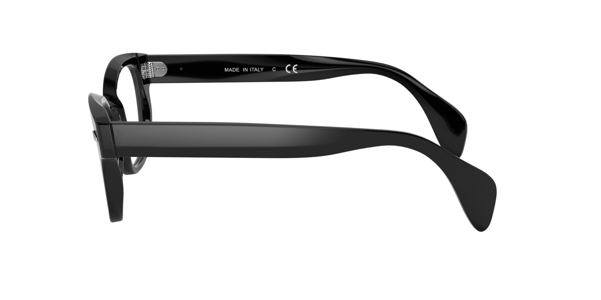 RB0880 Zwart AcetaatEyeglass Frames van B24, Zijaanzicht