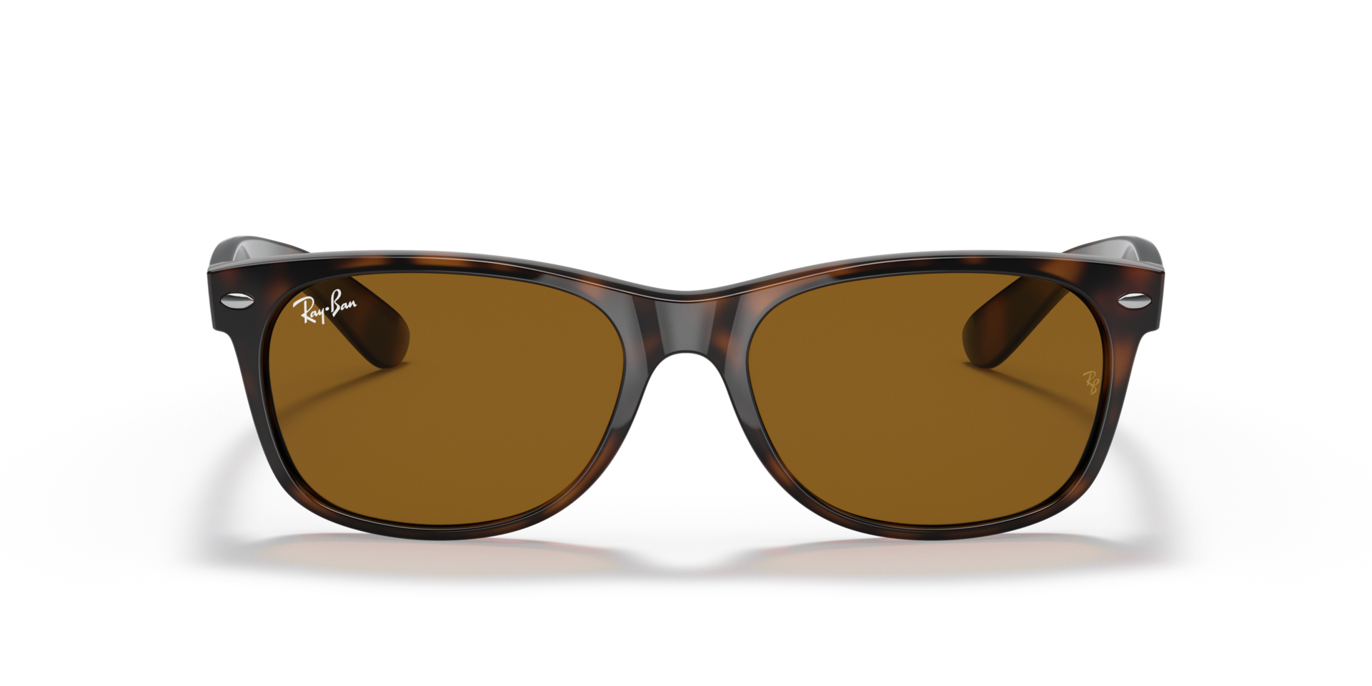 RB2132 Licht Havana KunststofSunglass Frames van B24, Vooraanzicht