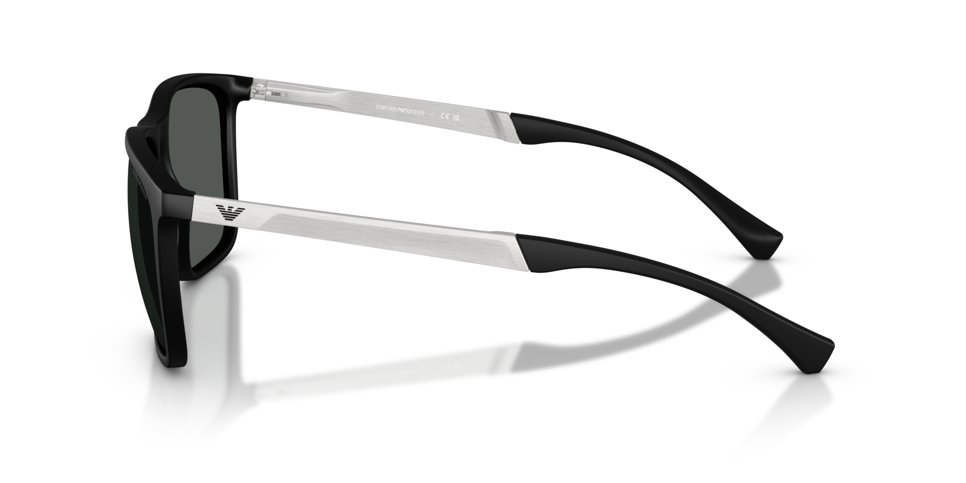 EA4150 Rubber Black KunststoffSunglass Frames von B24, Seitenansicht