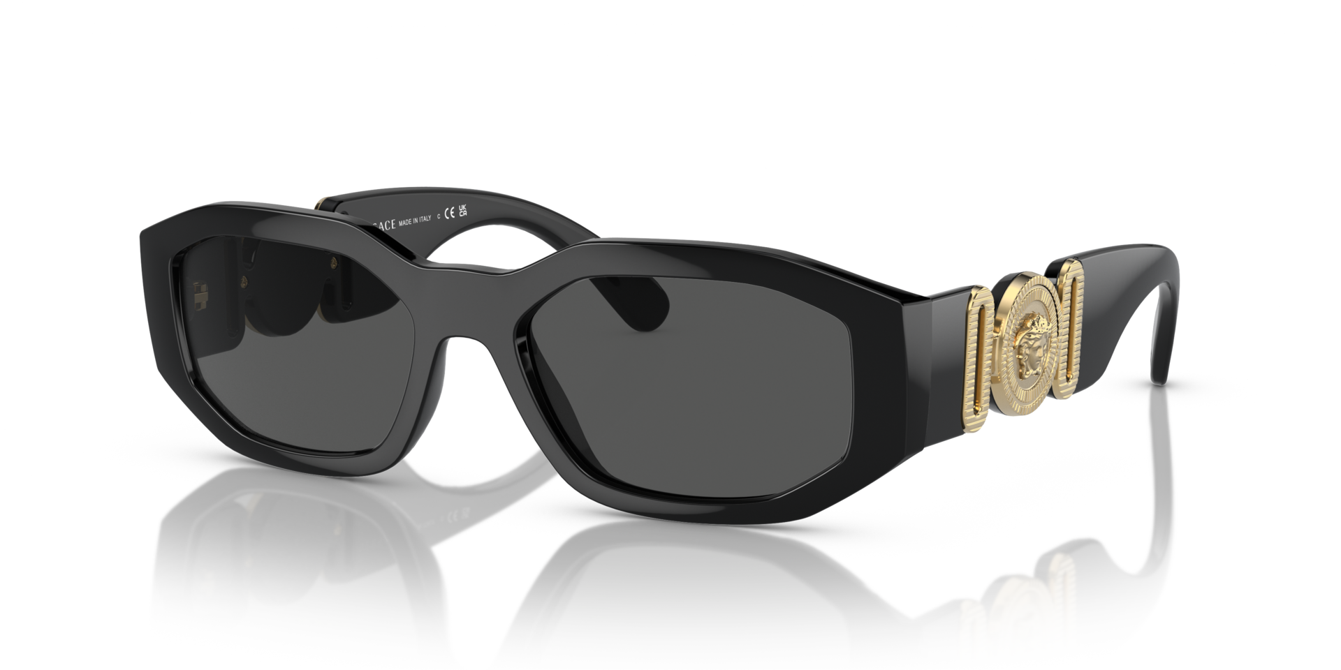 VE4361 Schwarz KunststoffSunglass Frames von B24, Dreiviertelansicht