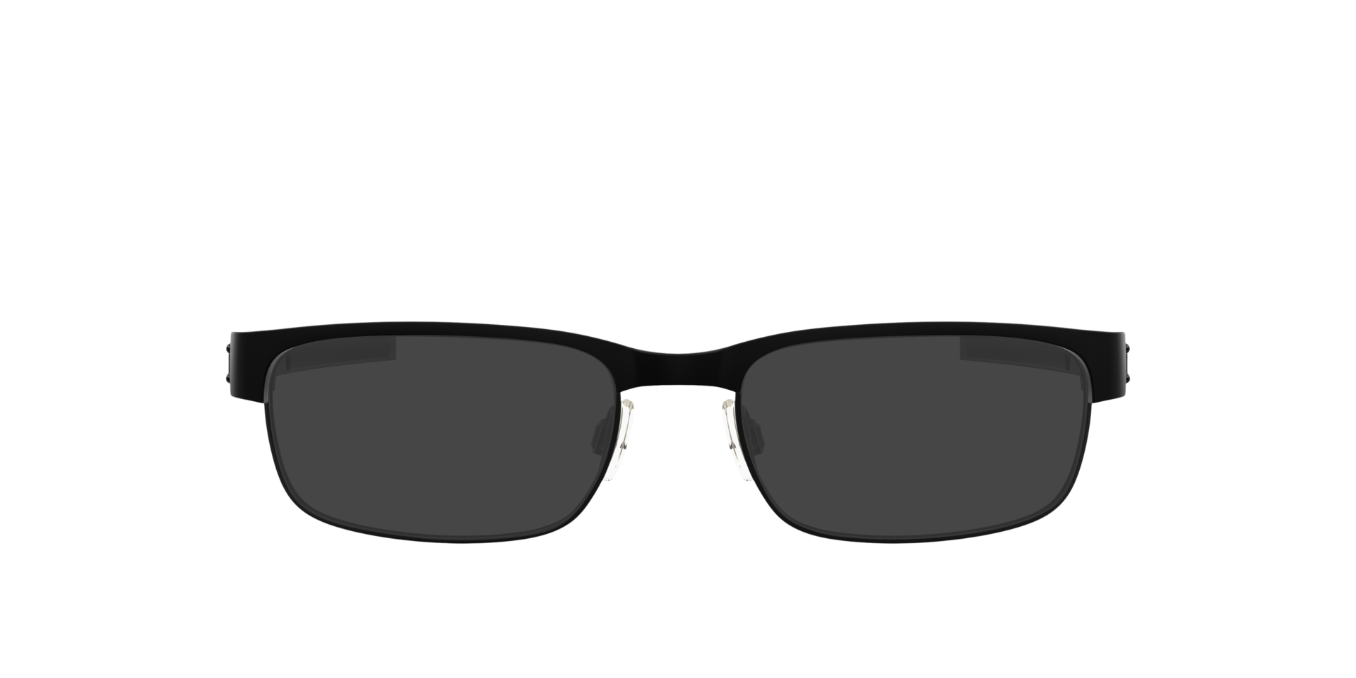 Metal Plate™ Matzwart TitaanEyeglass Frames van B24, met getinte lenzen