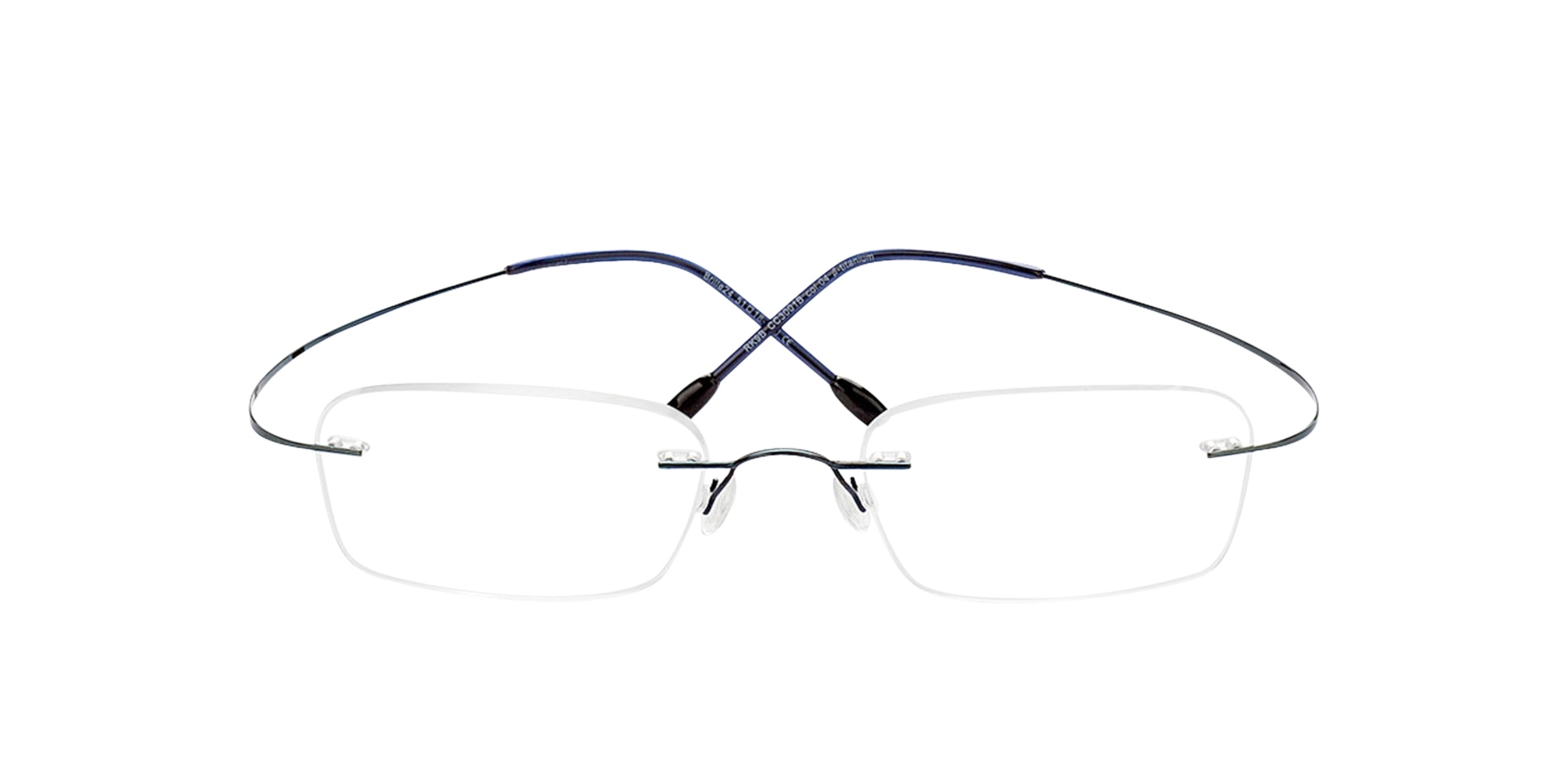 Blauw Mackay -  Titanium Brillen