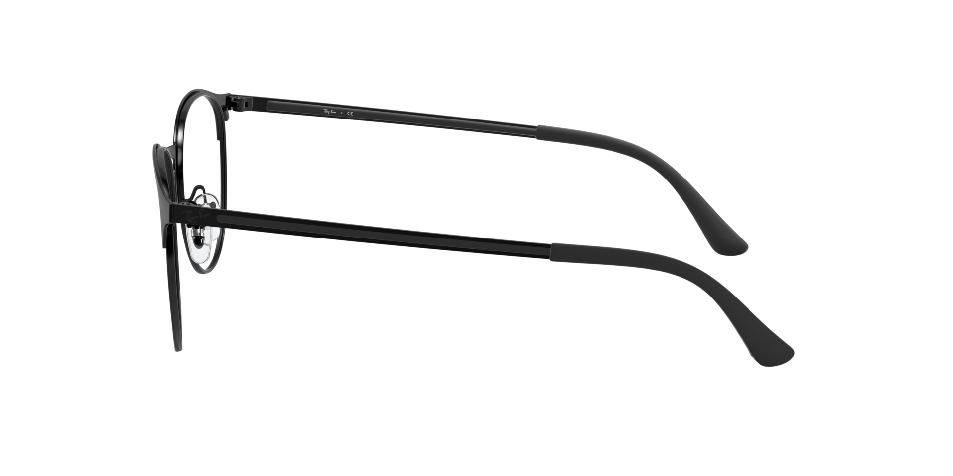RB6375 Schwarz MetallEyeglass Frames von B24, Seitenansicht
