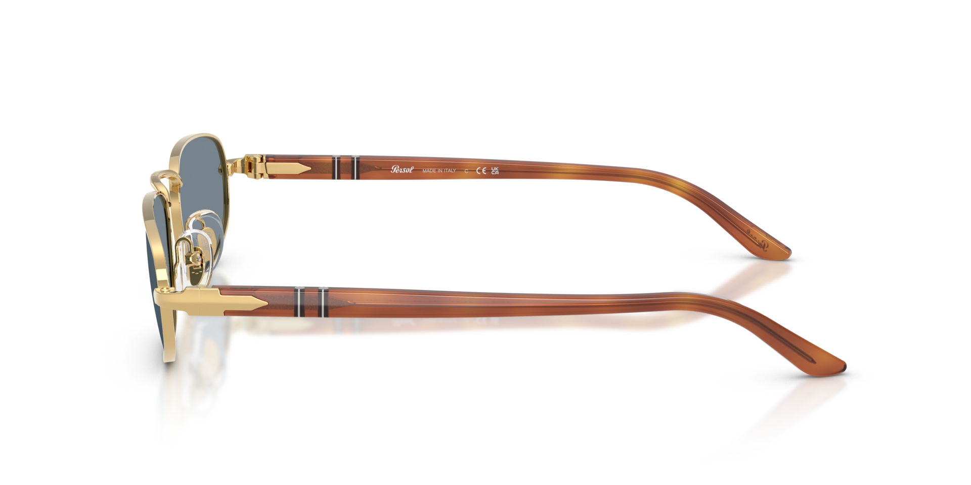 PO1028S Gold MetallSunglass Frames von B24, Seitenansicht
