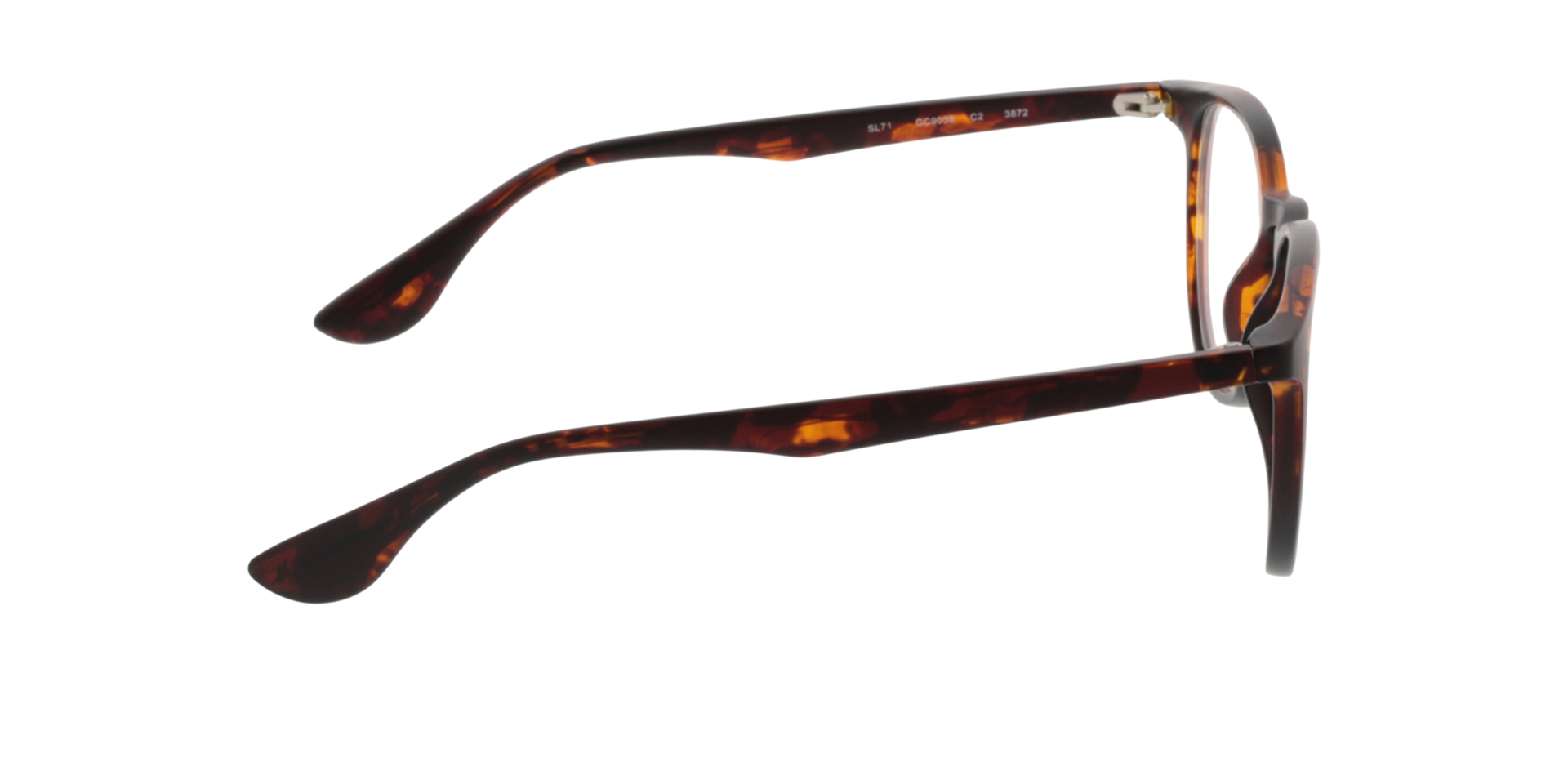 San Francisco Mat Havana KunststofEyeglass Frames van B24, Zijaanzicht