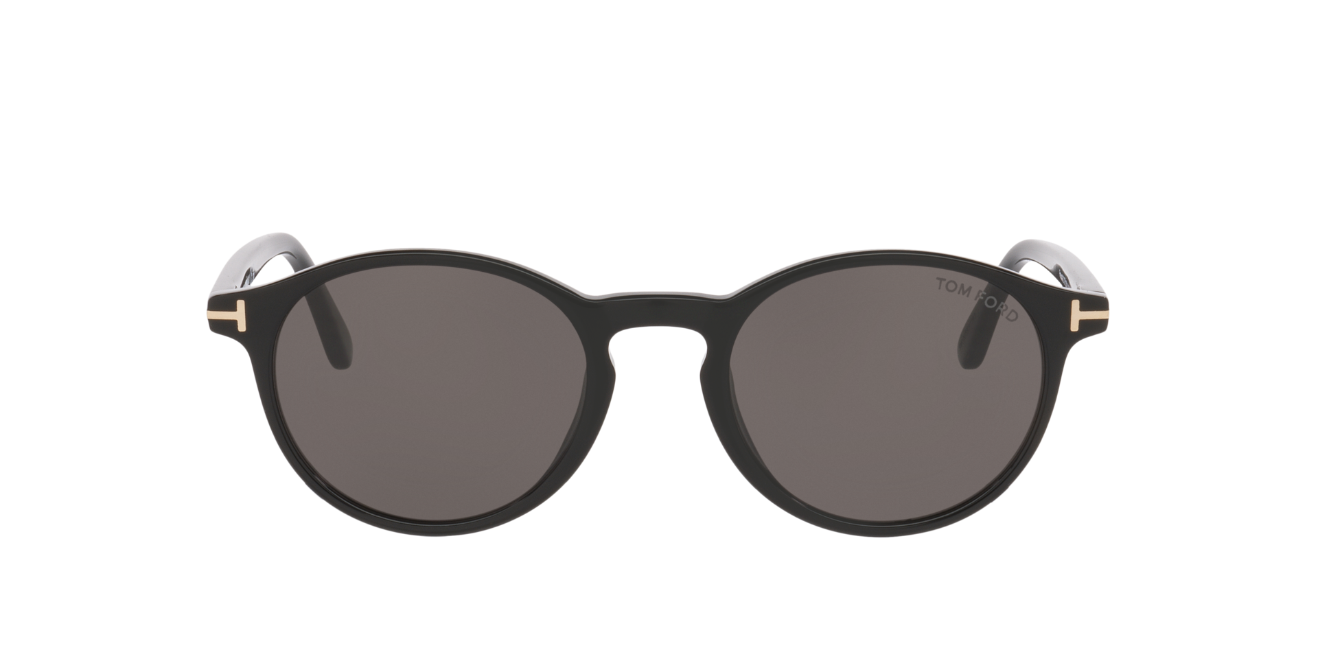 Prescott-02 Zwart glanzend AcetaatSunglass Frames van B24, met getinte lenzen