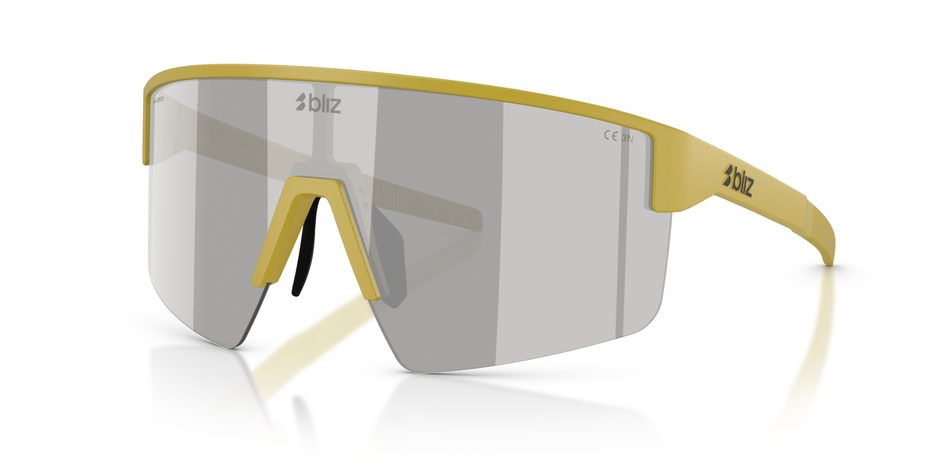 ZB7022 Matte Amber Green KunststoffSunglass Frames von B24, Dreiviertelansicht